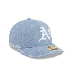 GORRA NEW ERA CAP OAKLAND ATHLETICS MLB HAND STITCHED CHAMBRAY 59FIFTY LP CERRADA en STOCK