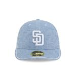 GORRA NEW ERA CAP SAN DIEGO PADRES MLB HAND STITCHED CHAMBRAY 59FIFTY LP CERRADA en STOCK
