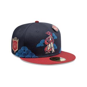 GORRA NEW ERA CAP LOS ANGELES ANGELS MLB AñO NUEVO CHINO 59FIFTY CERRADA en STOCK