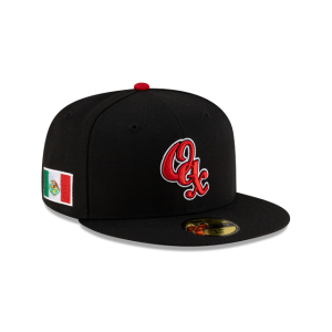 GORRA NEW ERA CAP GUERREROS DE OAXACA AWAY LMB GAME CAP 100 ANIVERSARIO 59FIFTY CERRADA en STOCK