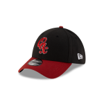 GORRA NEW ERA CAP GUERREROS DE OAXACA ALTERNATIVO LMB GAME CAP 100 ANIVERSARIO 39THIRTY ELáSTICA NEGRA en STOCK