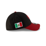 GORRA NEW ERA CAP GUERREROS DE OAXACA ALTERNATIVO LMB GAME CAP 100 ANIVERSARIO 39THIRTY ELáSTICA NEGRA en STOCK
