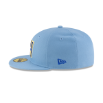 GORRA NEW ERA CAP CHARROS DE JALISCO ALTERNATIVO LMB GAME CAP 100 ANIVERSARIO 59FIFTY CERRADA AZUL en STOCK