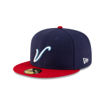 GORRA NEW ERA CAP EL ÁGUILA DE VERACRUZ AWAY LMB GAME CAP 100 ANIVERSARIO 59FIFTY CERRADA en STOCK