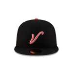 GORRA NEW ERA CAP EL ÁGUILA DE VERACRUZ ALTERNATIVO LMB GAME CAP 100 ANIVERSARIO 59FIFTY CERRADA NEGRA en STOCK