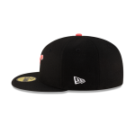 GORRA NEW ERA CAP EL ÁGUILA DE VERACRUZ ALTERNATIVO LMB GAME CAP 100 ANIVERSARIO 59FIFTY CERRADA NEGRA en STOCK