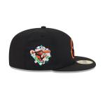 GORRA NEW ERA CAP BALTIMORE ORIOLES MLB FLORAL UNDERVISOR 59FIFTY CERRADA en STOCK
