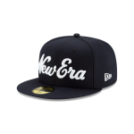 GORRA NEW ERA CAP NEW ERA SCRIPT 59FIFTY CERRADA AZUL en STOCK