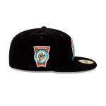 GORRA NEW ERA CAP MIAMI DOLPHINS NFL JUST CAPS VELVET 59FIFTY CERRADA en STOCK