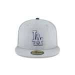 GORRA NEW ERA CAP LOS ANGELES DODGERS MLB HEATHER LEAGUE COLLECTION 59FIFTY CERRADA en STOCK