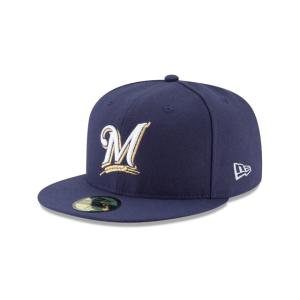 GORRA NEW ERA CAP MILWAUKEE BREWERS AUTHENTIC COLLECTION 59FIFTY CERRADA en STOCK