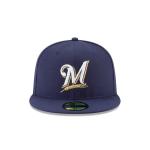 GORRA NEW ERA CAP MILWAUKEE BREWERS AUTHENTIC COLLECTION 59FIFTY CERRADA en STOCK