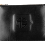 MM11 METALLIC LEATHER CLUTCH "RED"